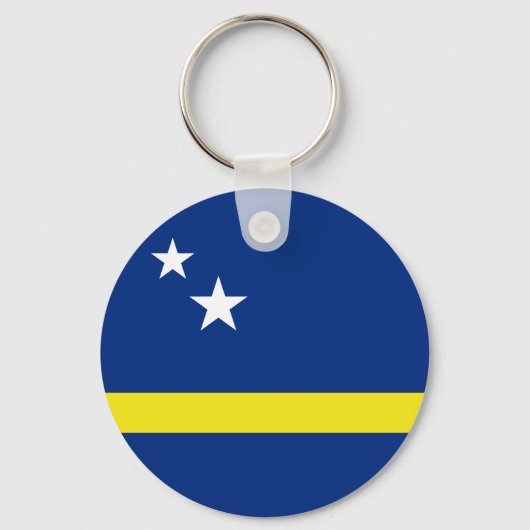 Porte-clés Drapeau de Curaçao (Recto)