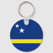 Porte-clés Drapeau de Curaçao (Verso)