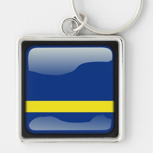 Porte-clés Drapeau de Curaçao (Devant)