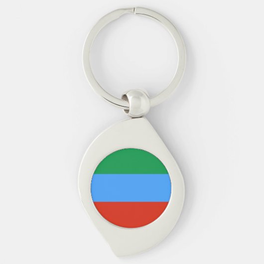 Porte-clés Drapeau de Dagestan (Devant)