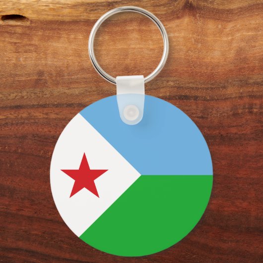 Porte-clés Drapeau de Djibouti (Verso)