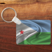 Porte-clés Drapeau de Djibouti (Verso)