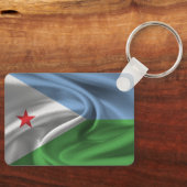 Porte-clés Drapeau de Djibouti (Recto)