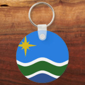 Porte-clés Drapeau de Duluth, Minnesota (Verso)