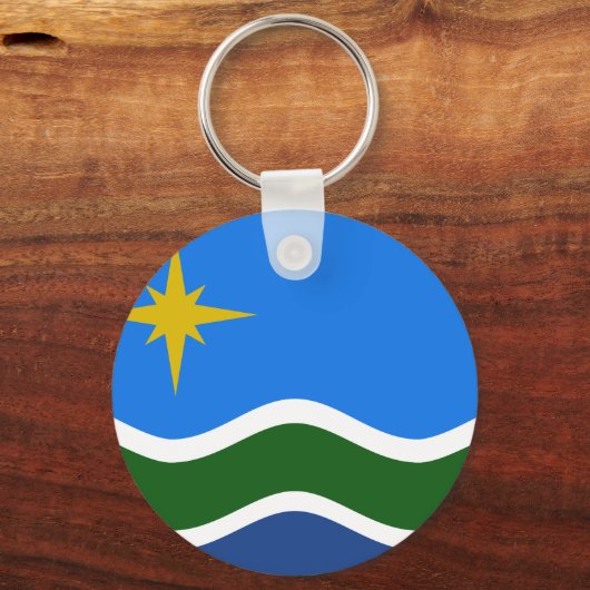 Porte-clés Drapeau de Duluth, Minnesota (Recto)