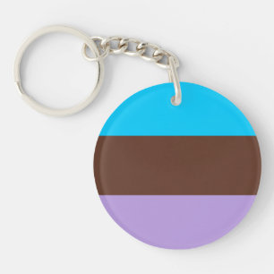 Porte-clés Drapeau de fierté androsexuelle