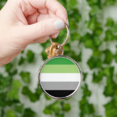 Porte-clés Drapeau de fierté aromantique LGBTQ (Main)