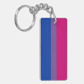 Porte-clés Drapeau de fierté bisexuel (Devant gauche)