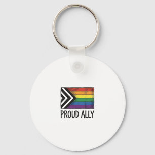 Porte-clés Drapeau de fierté d'allié fier vecteur t-shirt des