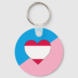 Porte-clés Drapeau de fierté de jeu d'âge