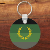 Porte-clés Drapeau de fierté de l'uniforme militaire (Recto)