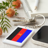 Porte-clés Drapeau de fierté de Polyamory (Devant droit)