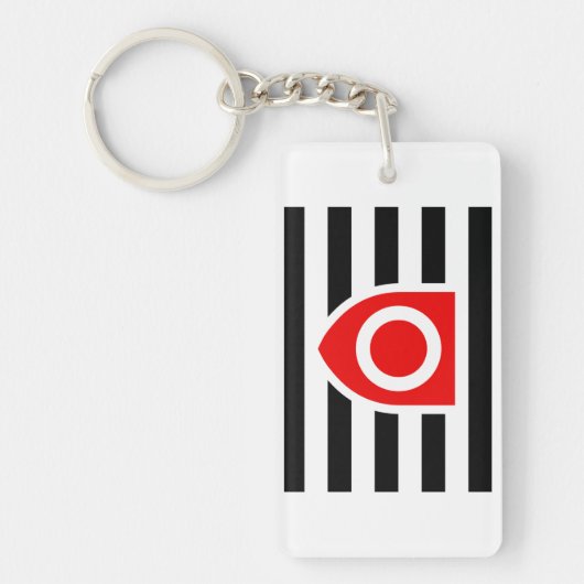 PORTE-CLÉS DRAPEAU DE FIERTE DE PROPRIÉTÉ (Devant)