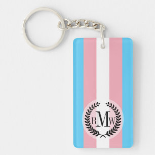 Porte-clés Drapeau de fierté de transsexuel