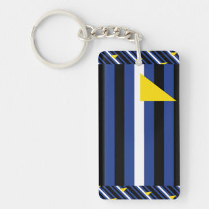 Porte-clés Drapeau de fierté des sports aquatiques
