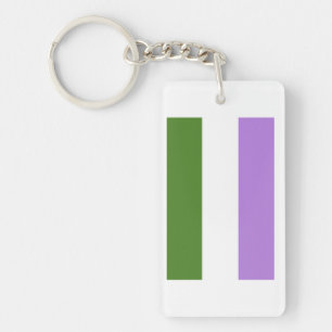 Porte-clés Drapeau de fierté genderqueer