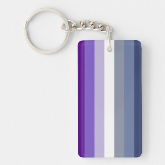 Porte-clés Drapeau de fierté lesbienne Butch (Devant)