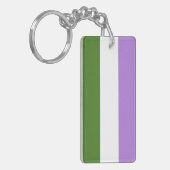 Porte-clés Drapeau de fierté queer (Devant gauche)