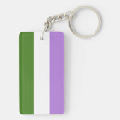 Porte-clés Drapeau de fierté queer (Dos)