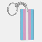 Porte-clés Drapeau de fierté trans (Devant gauche)