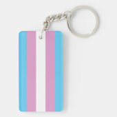 Porte-clés Drapeau de fierté trans (Dos)