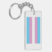 Porte-clés Drapeau de fierté trans (Devant gauche)