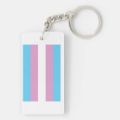 Porte-clés Drapeau de fierté trans (Dos)