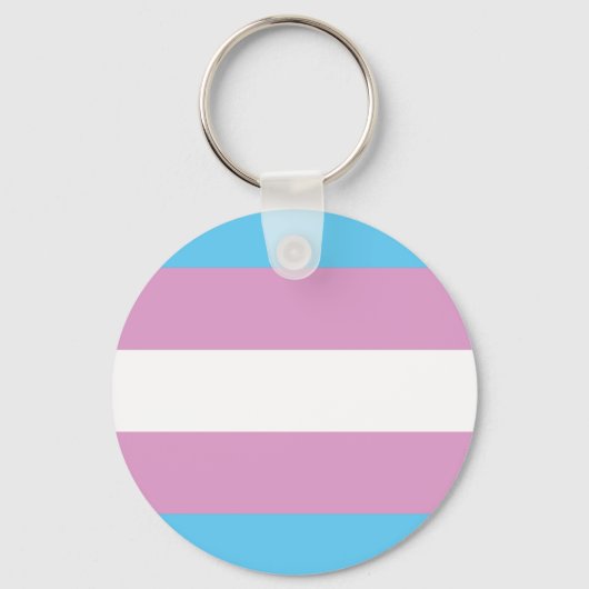 Porte-clés Drapeau de fierté trans - (2) (Recto)