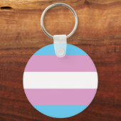 Porte-clés Drapeau de fierté trans - (2) (Recto)