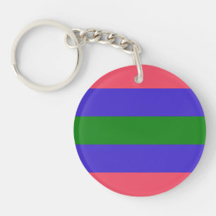 Porte-clés Drapeau de fierté trigender