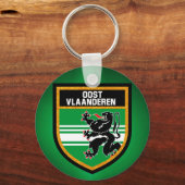 Porte-clés Drapeau de Flandre orientale (Recto)