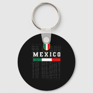 Porte-clés Drapeau de football de soccer du Mexique Maillot v