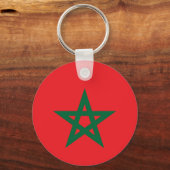 Porte-clés Drapeau de football du Maroc (Recto)