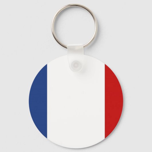 Porte-clés Drapeau de France (Recto)