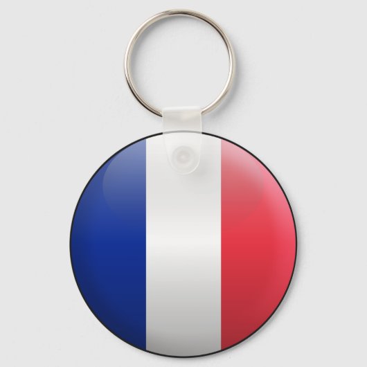 Porte-clés Drapeau de France (Recto)