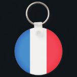 Porte-clés Drapeau de France<br><div class="desc">Drapeau de France Emoji. Emoji art Version 2 par EmojiOne. Sous licence Creative Commons (CC-BY 4.0).</div>