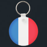 Porte-clés Drapeau de France<br><div class="desc">Drapeau de France Emoji. Emoji art Version 2 par EmojiOne. Sous licence Creative Commons (CC-BY 4.0).</div>