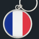 Porte-clés Drapeau de France, Drapeau national de Tricolor<br><div class="desc">Drapeau de la France, Drapeau national de Tricolor. Le drapeau national de France est un drapeau tricolore avec trois bandes verticales de couleur bleue (côté du treuil), blanche et rouge. Il est connu des anglophones comme le Tricolor français ou simplement le Tricolor. Vous pouvez personnaliser davantage la conception si vous...</div>