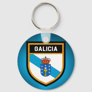 Porte-clés Drapeau de Galice