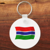 Porte-clés Drapeau de Gambie (Recto)