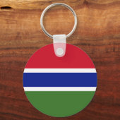 Porte-clés Drapeau de Gambie (Recto)