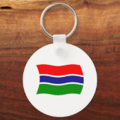 Porte-clés Drapeau de Gambie (Recto)