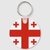 Porte-clés Drapeau de Géorgie (Recto)
