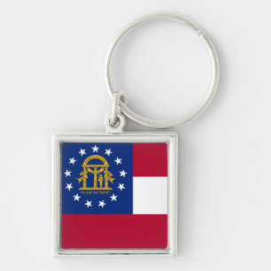 Porte-clés Drapeau de Géorgie