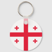 Porte-clés Drapeau de Géorgie (Verso)