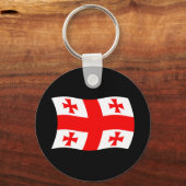 Porte-clés Drapeau de Géorgie (Recto)