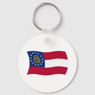 Porte-clés Drapeau de Géorgie