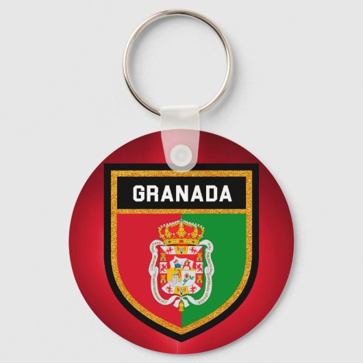 Porte-clés Drapeau de Grenade (Recto)