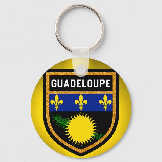 Porte-clés Drapeau de Guadeloupe (Recto)