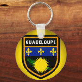 Porte-clés Drapeau de Guadeloupe (Recto)